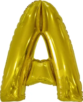 Immagine prodotto di Palloncino in foil lettera A oro - 88 cm