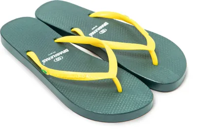 Immagine prodotto di BRASILERAS Infradito donna antiscivolo scarpe comode da spiaggia/piscina/urbano verde giallo 40/41 EU-UBCCPOW