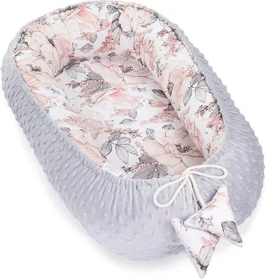 Zdjęcie produktu dla Famanu Baby Cocoon – otulacz dla niemowląt, łóżeczko podróżne, 100% bawełna, antyalergiczne – gniazdeczko dla dziecka