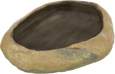 Produktbild von TRIXIE Wasser- und Futterschale im Steppenfelsen Design, 19 x 5 x 16 cm
