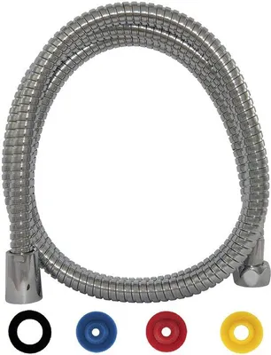 Produktbild von Duschschlauch mit Wassersparer - 2,00 m - Chrom