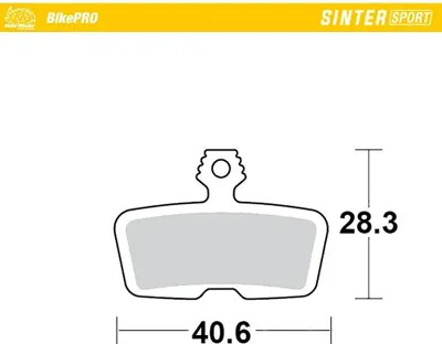 Obrázek produktu pro Moto-master 731355 Spékané brzdové destičky Transparent Transparent One Size