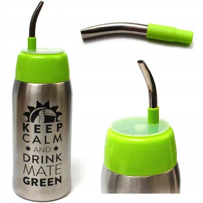 Immagine prodotto di Matermo Yerbomos Aranciata verde con logo 580 ml