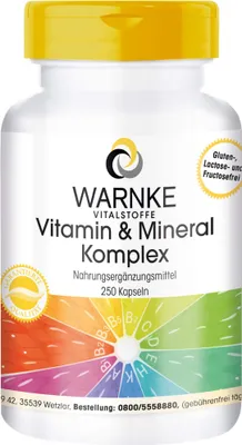 Immagine prodotto di Complesso vitaminico e minerale 250 capsule