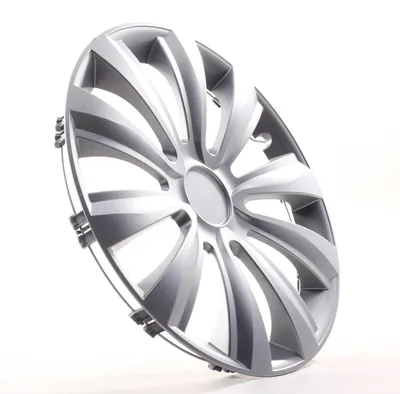 Produktbild von 4x Radkappen 16 Zoll Radzierblenden Radblenden Delta silber für BMW Daihatsu KIA Mazda Opel Skoda Volvo 4-2432083