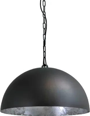 Produktbild von masterlight Pendelleuchte Larino 1-flammig Stahl Schwarz-Blattsilber Ø30cm