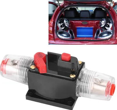 Produktbild von 12-24V Auto Auto Zubehör Audio Verstärker Reset Leistungsschalter Sicherungshalter für Automobil Schiff60A