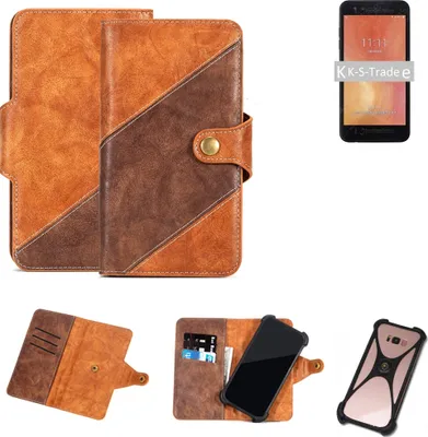 Produktbild von K-S-Trade Handy-Hülle Schutz-Hülle Bookstyle Case Wallet-Case kompatibel mit Huawei Honor Play Handy Cover Bumper Kantenschutz Smartphone