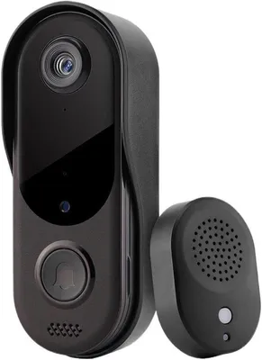Productafbeelding van Tweedeweg videodeurbelcamera met nachtzichtfunctie - 1 inbouwdeurbel - Veiligheid voor thuisgebruik