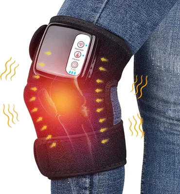 Produktbild von Massagegerät, Knie massagegerät, Heiße Kompresse, Beinmassagegerät, Kniegelenk-Schmerzlinderung, Schwellungen, Steifheit, Bänder- & Muskelverletzung