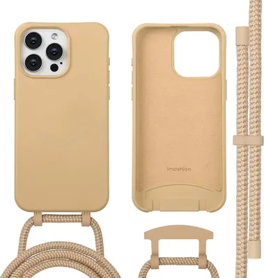 Immagine prodotto di imoshion Cover posteriore colorata con catena rimovibile per cellulare e MagSafe iPhone 15 Pro Max - Nude
