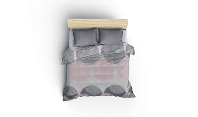 Image de Luxueuse housse de couette double ranforce, 100% coton, 200x220 cm