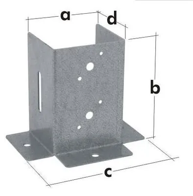 Immagine prodotto di Tacco post. 45, PSP 45 DX , 46x102x106x2 - conf. da 1 pz