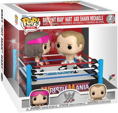 Produktbild von WWE - Bret Hart vs Shawn Michaels - Funko Pop! Vinyl Figur