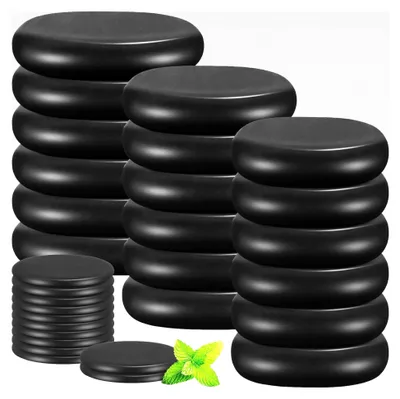 Produktbild von 30 Stück Hot Stone Massage Set, Basalt Massagesteine für Privatanwender, Spa und Massagetherapie