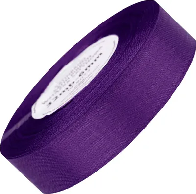 Zdjęcie produktu dla Wstążka satynowa ciemna fioletowa 25mm - 32mb