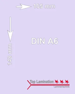 Produktbild von 100 Blatt lila 250 g/m² A6 (105x148mm) Tonpapier bedruckbar Premium Farbpapier