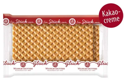 Produktbild von Wilhelm Gruyters Kakaocreme Waffeln 60er