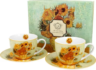 Immagine prodotto di Set di 2 tazze Van Gogh Sunflowers 250 ml