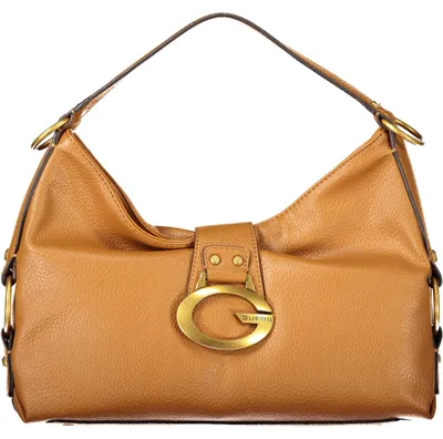 Produktbild von Elegante braune Damenhandtasche mit Fächern und Schutzfüßen