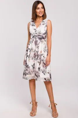 Produktbild von Stylove Geblümtes Kleid für Frauen Isondrie S225 weiß M