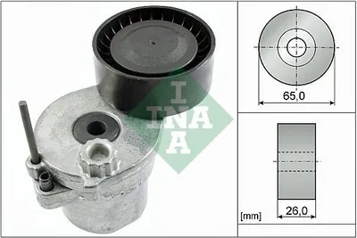Produktbild von INA 534 0570 10 Spannarm Keilrippenriemen Ø65mm passend für MERCEDES-BENZ C-Klasse Limousine (W204) C-Klasse T-modell (S204) C-Klasse T-modell (S205)