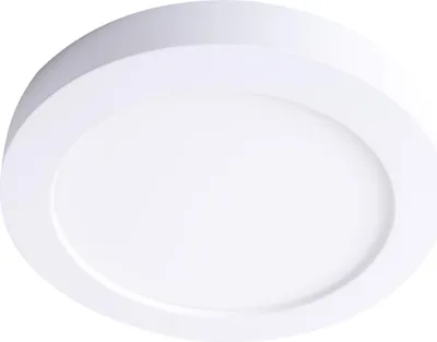 Produktbild von Näve Leuchten LED Ein-/Aufbauleuchte "KOMPLEX" D: 24,6cm LED Ein-/Aufbauleuchte "KOMPLEX" D: 24,6cm Deckenleuchten - LED Ein-/Aufbauleuchte "KOMPLEX" D: 24,6cm, Deckenlampe im Modern Style, aus Metall und Kunststoff in weiß, 3,5 cm hoch, Ø 24,6 cm, inkl. LED – CCT-Wechsler – Schiebeschalter