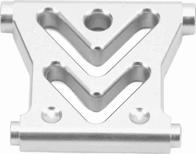 Produktbild von RC Car Frontblende Aluminiumlegierung Anti-Kollisionsblende Metall Frontstoßstange für Axial RBX10 1/10 Remote Control Fahrzeuge (Silber)