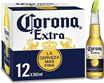 Immagine prodotto di Corona Extra Premium Lager Birra in bottiglia Birra lager internazionale (12 x 0,355 l)