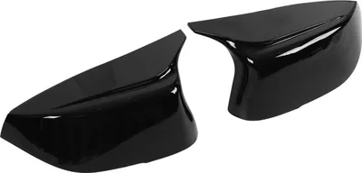 Image de 2 pièces de porte latérale rétroviseur couvercles ABS brillant noir de remplacement pour Infiniti Q50 Q50S 2014 +