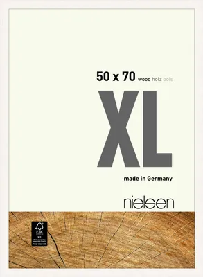 Obrázok produktu pre Nielsen drevený rám XL 50x70 cm biely nepriehľadný