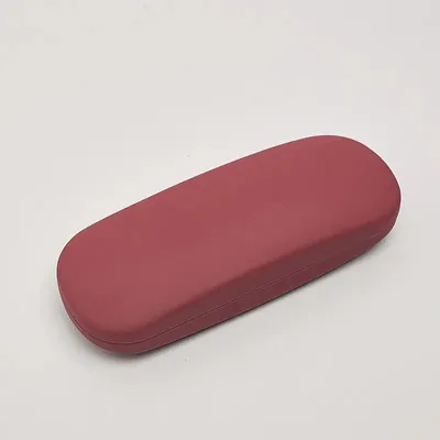 Produktbild von Brillenetui Brillenbox - Hartschalen Etui - Stoßfest und kratzfest - Für Lese- und Sonnenbrille - 16,2 cm - Uni - Weinrot