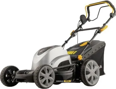 Image de Tondeuse à Gazon Électrique POWERPLUS POWPG6290, 1800 W, 460 mm Coupe, Avec Ramassage, Mulching et Éjection Arrière