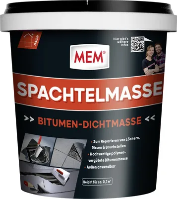 Produktbild von MEM Bitumen Spachtelmasse 1 kg