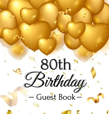 Produktbild von 80th Birthday Guest Book