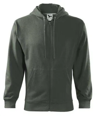 Produktbild von Malfini - "Trendy" Hoodie mit durchgehendem Reißverschluss für Herren PP10270 (M) (Grün)