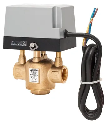 Produktbild von ESBE 3-Wege Zonenventil ZRS234 DN20, Kvs4.6, G3/4", 230VAC, 2-Pkt.
