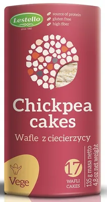 Obrázek produktu pro Lestello Bezlepkové Cizrnově rýžové chlebíčky (135g), 57635