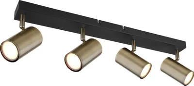 Produktbild von Globo Lighting Strahler Metall schwarz matt, 4x GU10