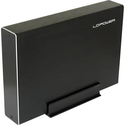 Zdjęcie produktu dla LC-Power LC-35U3-Becrux, 3.5", SATA, druga generacja szeregowej magistrali komputerowej (serial ATA II), Serial ATA III, 5 Gbit/s, Czarny