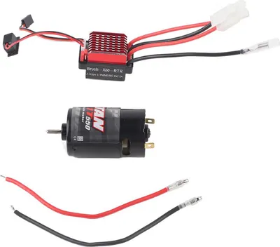Zdjęcie produktu dla 550 silnik szczotkowy 360A Elektroniczny regulator prędkości ESC dla 1/10 RC CAR21T