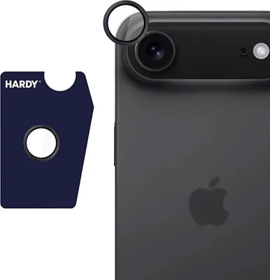 Produktbild von 3MK HARDY Lens Protection Pro, Apple, iPhone Air, Kratzresistent, Splitterfrei, Fallbeständig, Tropfsicher, Transparent, Schwarz, 3 Stück(e)