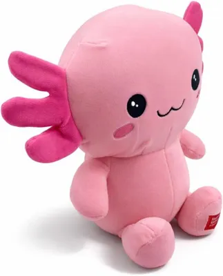 Produktbild von Axolotl Kuscheltier 33 cm Kawaii Plüsch Axolotl Rosa Extra Weiches Stofftier Niedlicher Axolotl Geschenk für Kinder