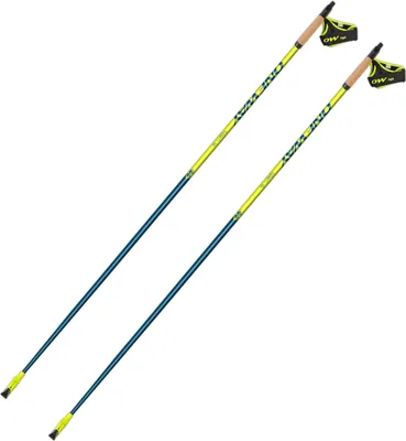 Produktbild von One Way Team 16 Nordic Walking Stöcke Unisex Freizeitstöcke Outdoor gelb-blau NEU 110