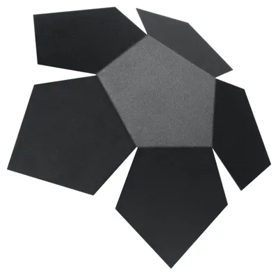 Zdjęcie produktu dla Kinkiet PENTA Czarny Sollux Lighting SL.0423