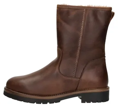 Productafbeelding van SUB55 Enkellaarsjes Plat Enkellaarsjes Plat - cognac - Maat 41