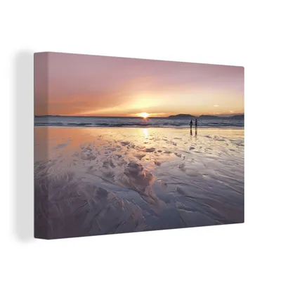 Obrázek produktu pro OneMillionCanvasses® Malba na plátně Nástěnná malba na plátně - Pláž - slunce - moře - 150x100cm