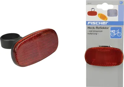 Produktbild von FISCHER Fahrrad-Heckreflektor, mit Universalhalterung (11610239)
