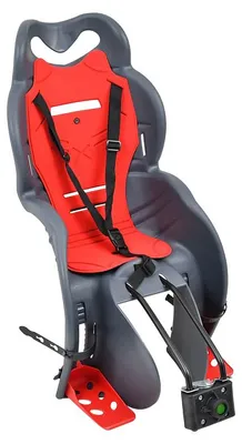 Immagine prodotto di Seggiolino per bambini posteriore HAVAJ 9 - da 9 a 22 kg, da fissare al telaio, grigio-rosso