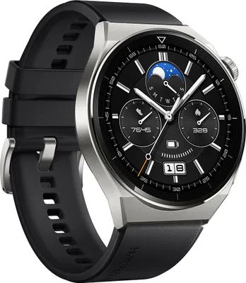 Produktbild von Huawei Watch GT3 Pro 46mm (Odin-B19S) Active Fluororubber